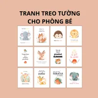 Nursery Art (cartoon animals) - Tranh treo tường cho Phòng trẻ (động vật hoạt hình) – Image 2