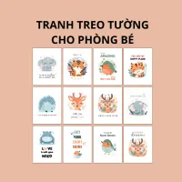 Nursery Art (cartoon animals) - Tranh treo tường cho Phòng trẻ (động vật hoạt hình) – Image 5