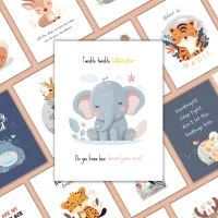Nursery Art (cartoon animals) - Tranh treo tường cho Phòng trẻ (động vật hoạt hình) – Image 1