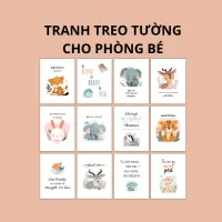 Nursery Art (cartoon animals) - Tranh treo tường cho Phòng trẻ (động vật hoạt hình) – Image 4