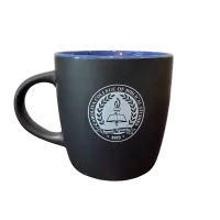 Black Ceramic Mug - Logo & Seal – Image 2