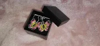 Butterfly Earrings & Scripture Makeup Bag Gift Set – Image 1