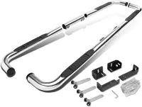 3" Chrome Side Steps Installed – Image 1