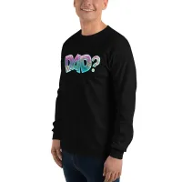 DAD? Multi-Color Men’s Long Sleeve Shirt – Image 3