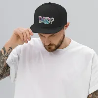 DAD? Multi-Color Flat Bill Snapback Hat – Image 2