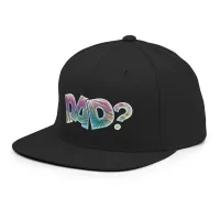DAD? Multi-Color Flat Bill Snapback Hat – Image 4