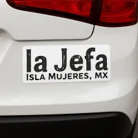 La Jefa Bumper Sticker – Image 2