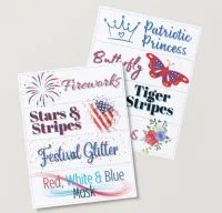 4th of July Designs Menu Template – Image 1