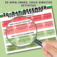 DECEMBER 20-DAY ACTIVITY CALENDAR  – Image 2