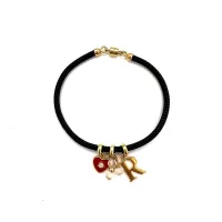 Isabella's Birthstone Initial Charm Bracelet – Image 2