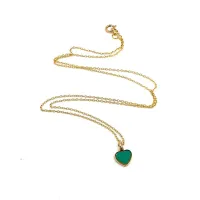Isabella's Nature Pendant Necklace – Blue Heart