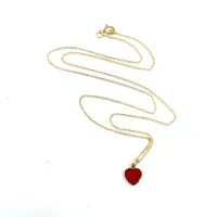 Isabella's Nature Pendant Necklace – Red Heart