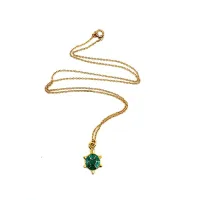 Isabella's Nature Pendant Necklace – Turtle