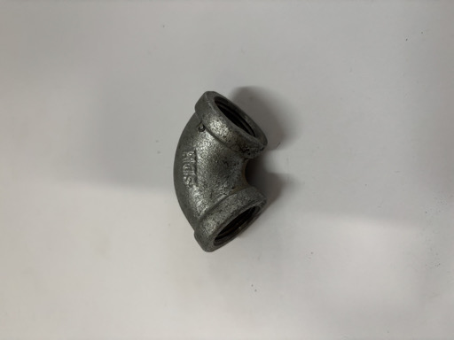 1/2” Galvanized 90° Elbow – Image 1