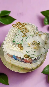 Heart Photo Cake – Image 3