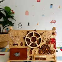 PRE ORDER wooden busy board  – Image 1