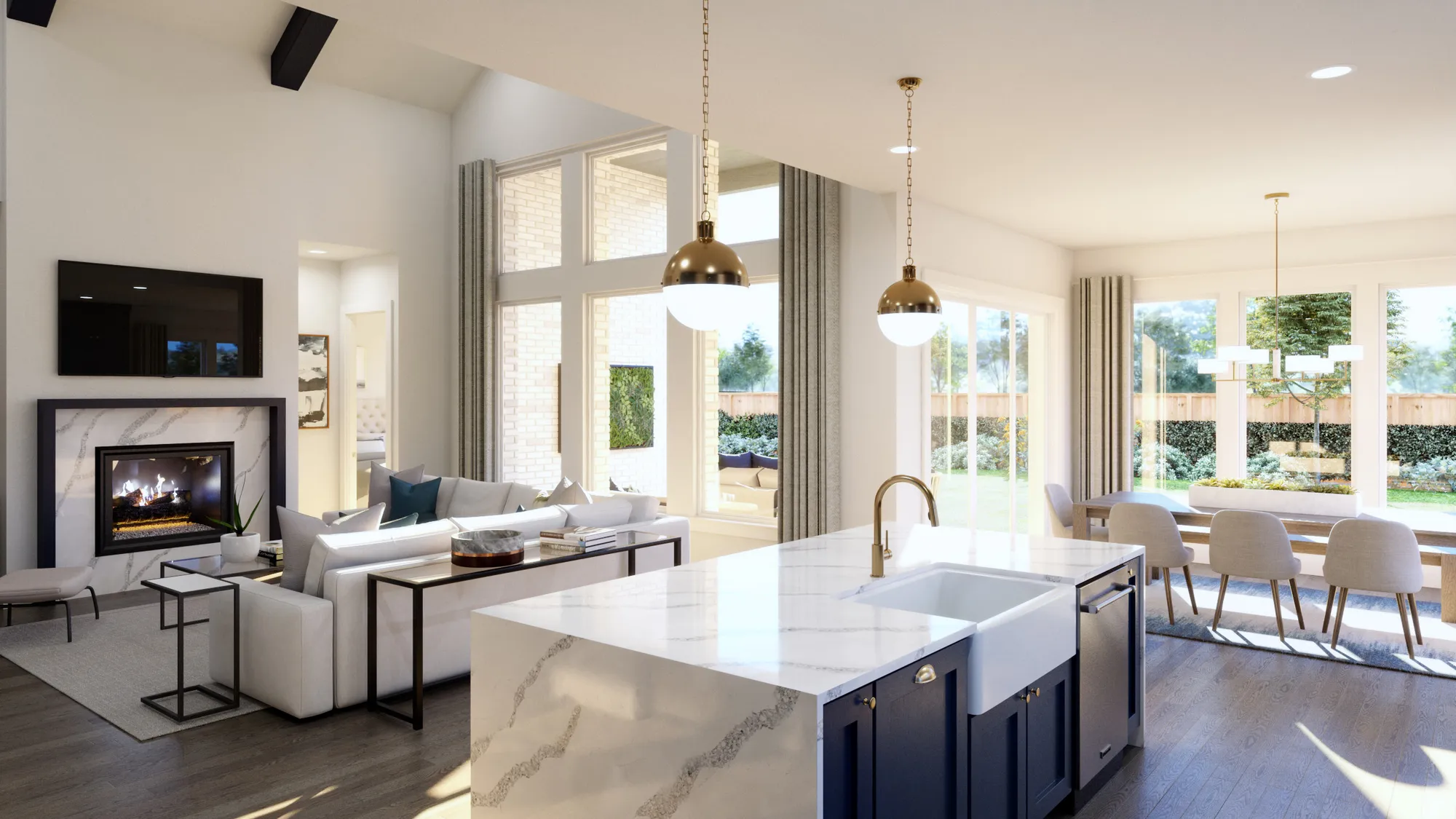 Kitchen in a McKinney, TX home