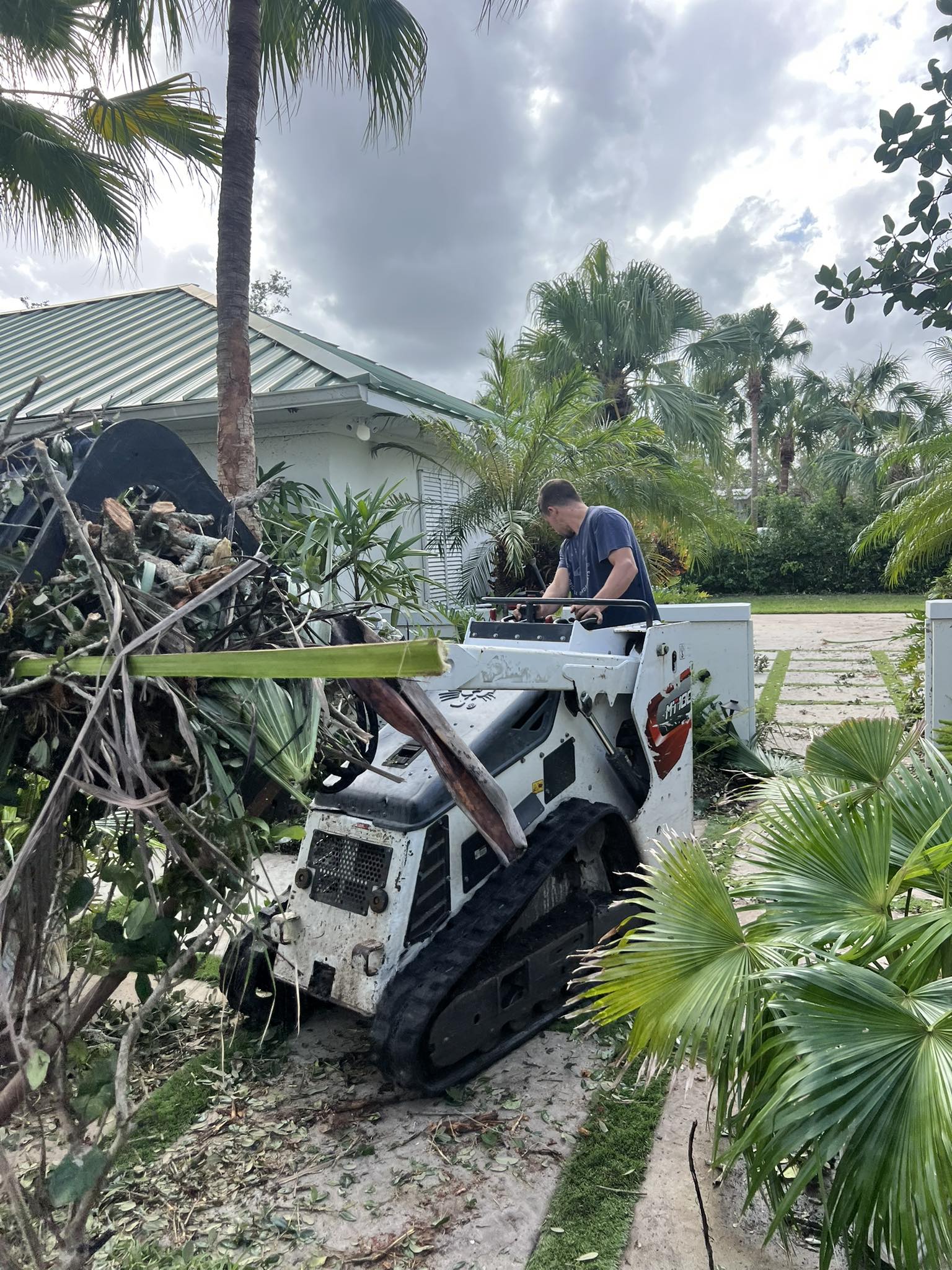 First Response tree service truck and chipper equipment