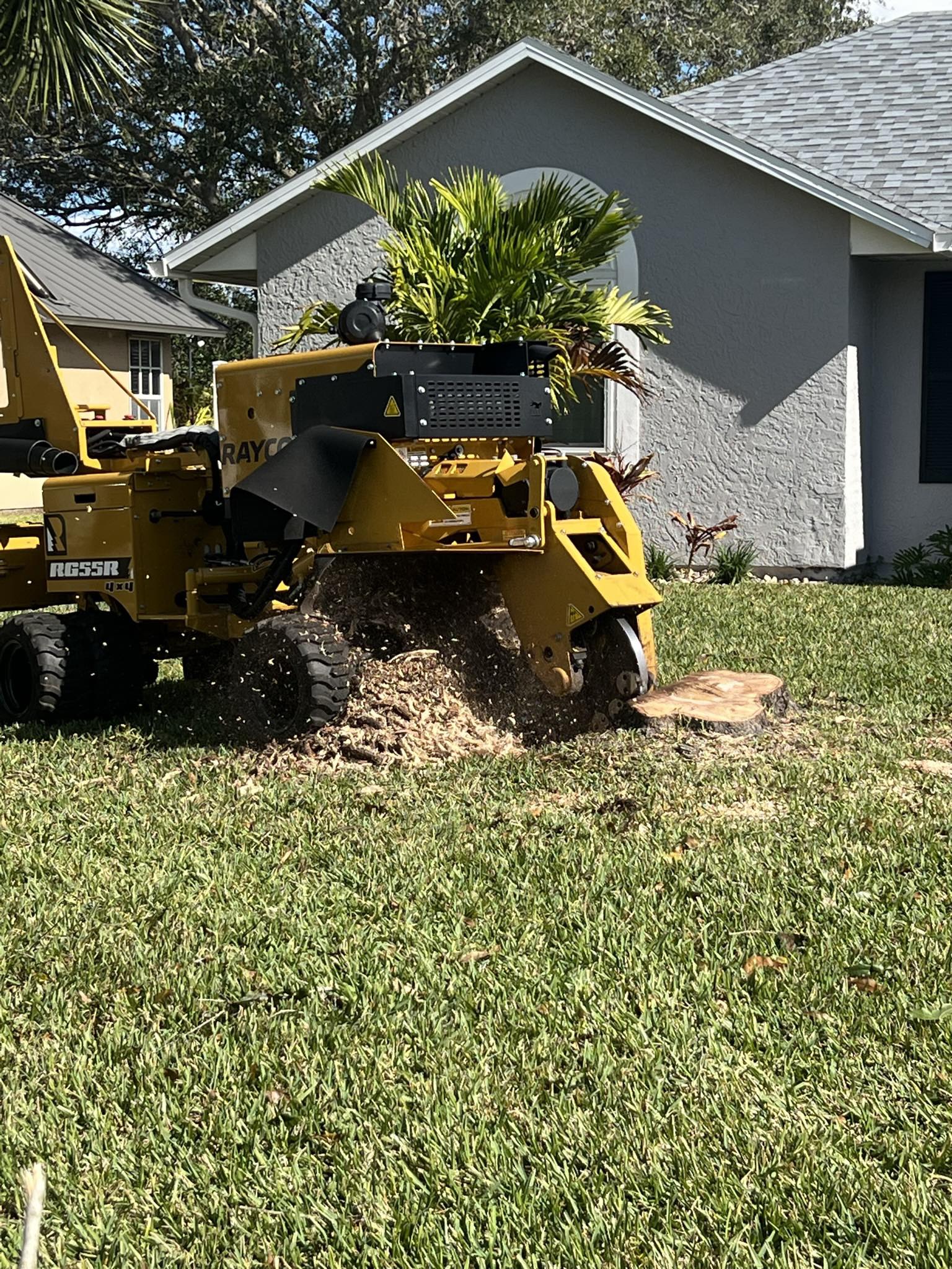 Professional skid steer and heavy equipment on site