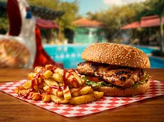 Hamburguesa de filete de pollo