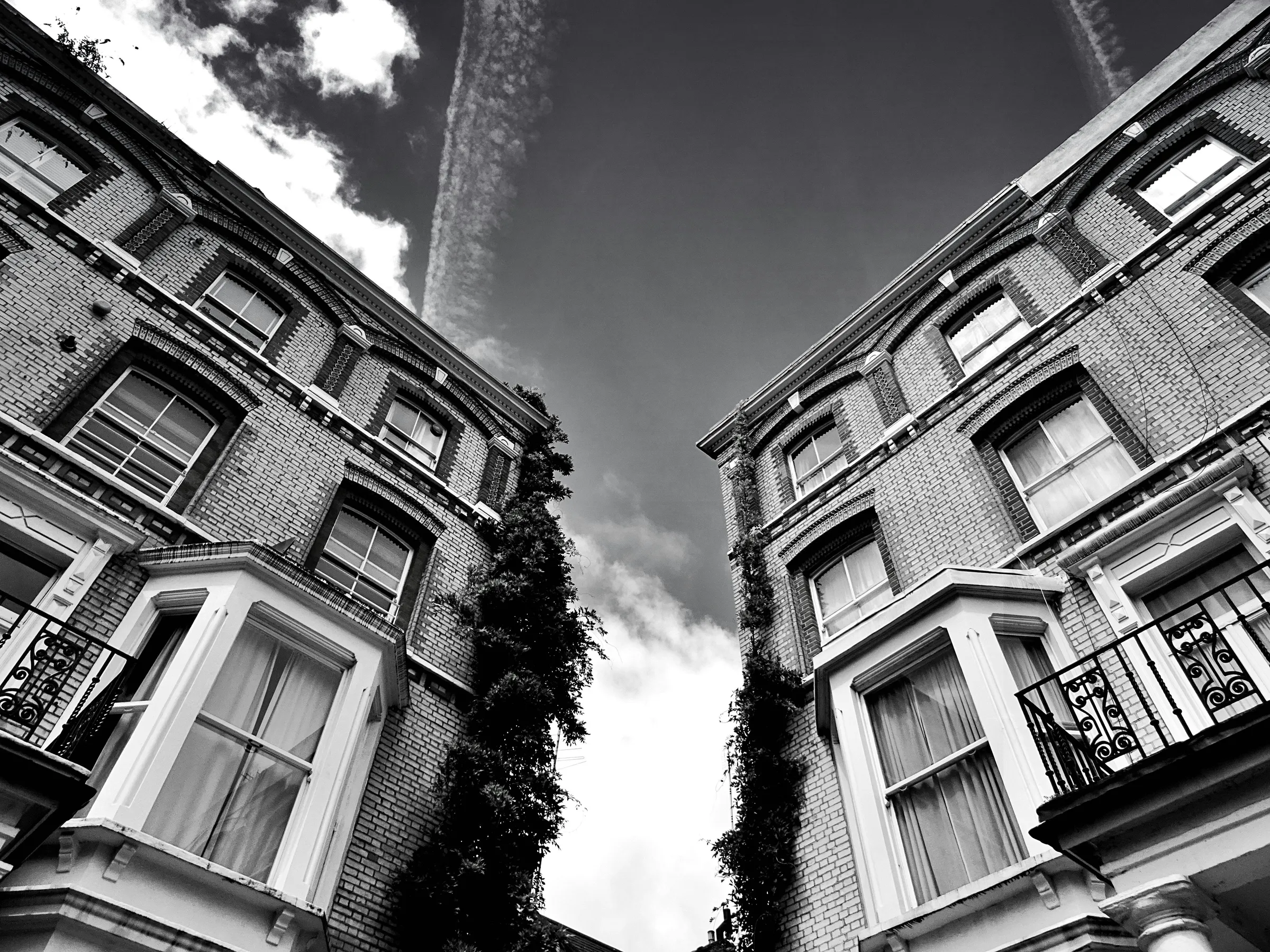 Victorian London townhouses