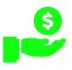 Lower prices icon