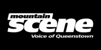 Mountain Scene, voice of Queenstown, logo