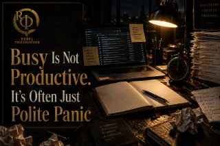 Busy Is Not Productive. It’s Often Just Polite Panic
