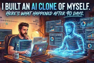 I Built an AI Clone of Myself. Here’s What Happened After 90 Days.