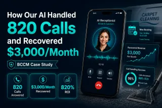 How Our AI Handled 820 Calls and Recovered $3,000/Month (BCCM Case Study)
