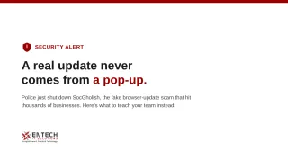 A Real Update Never Comes From a Pop-Up