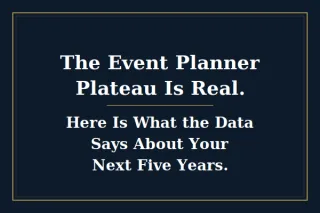 The Event Planner Plateau Is Real. Here Is What the Data Says About Your Next Five Years.