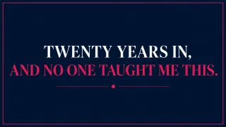 Twenty Years In, and No One Taught Me This