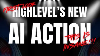 Highlevel CRM: Amazing New AI Workflow Action