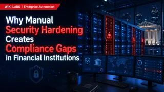 Why Manual Security Hardening Creates Compliance Gaps in Financial Institutions