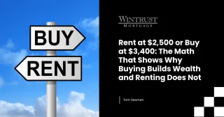 Rent at $2,500 or Buy at $3,400: The Math That Shows Why Buying Builds Wealth and Renting Does Not