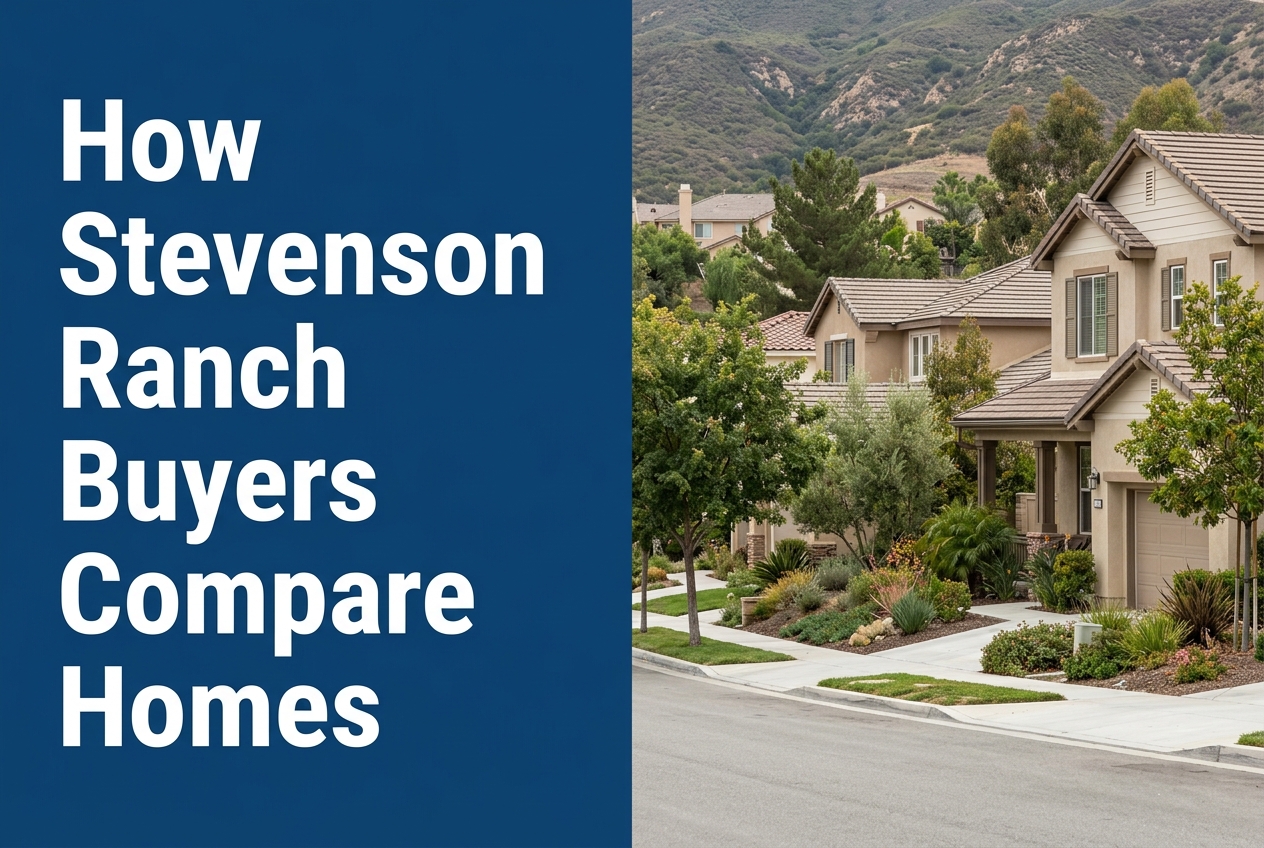 How Stevenson Ranch Buyers Compare Homes | Dubner