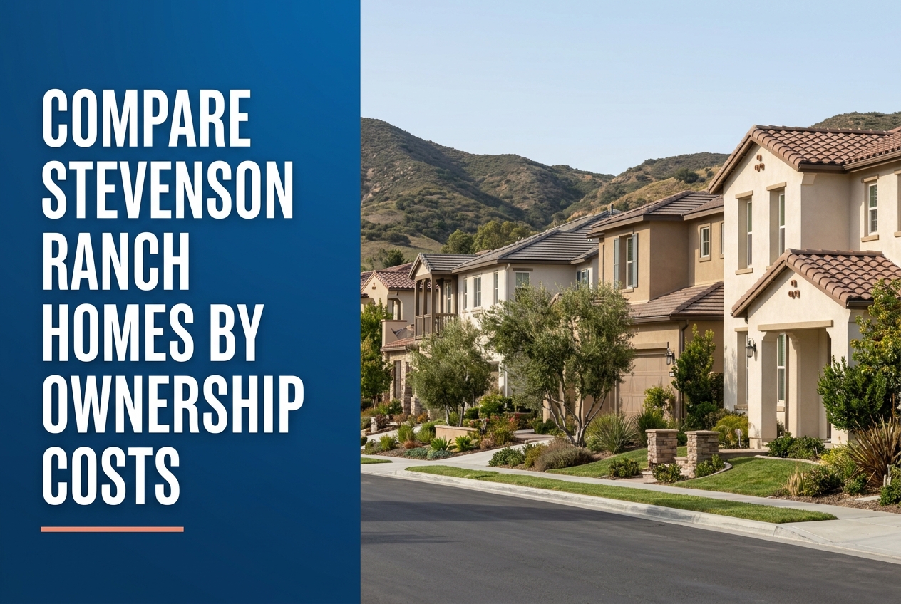 Compare Stevenson Ranch Homes by Ownership Costs | Dubner