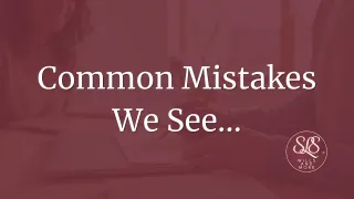 Common Will Writing Mistakes We See