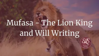 What Mufasa's Will Taught a Room Full of Professionals