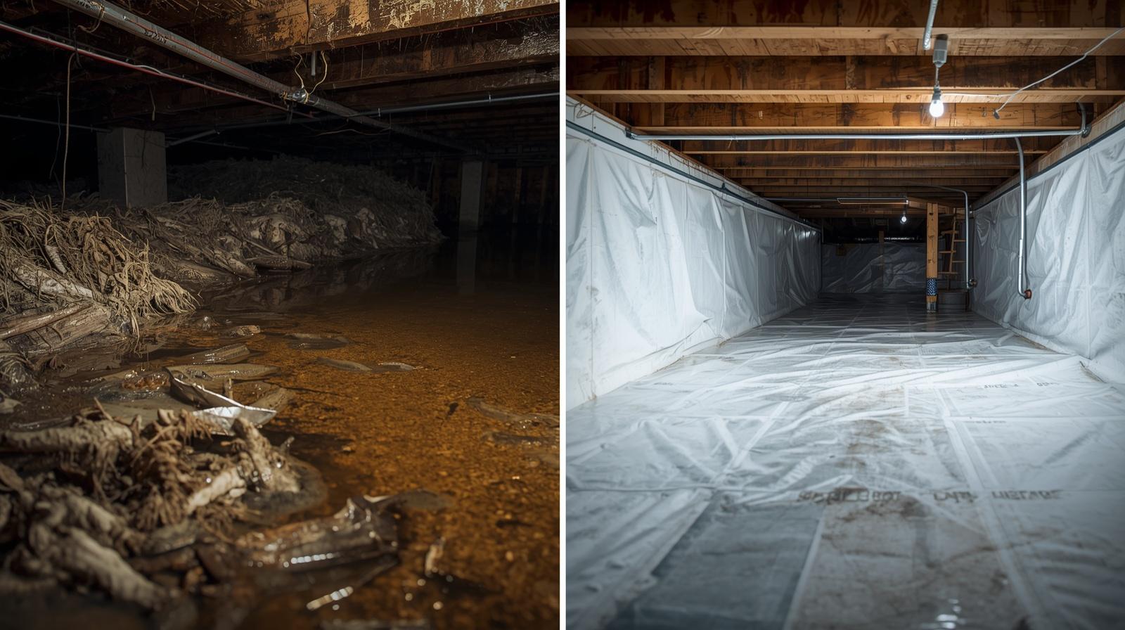 How to Cleanup Sewage in a Crawl Space