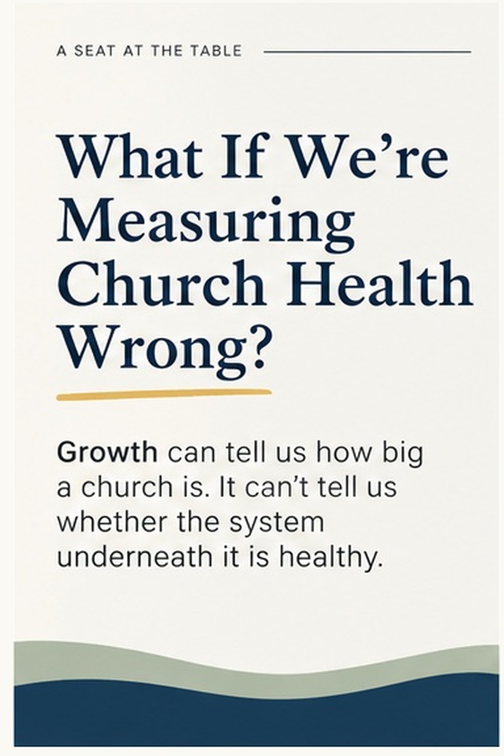 What If We’re Measuring Church Health Wrong?