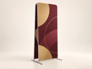 Slimline Straight Banner shown as an illustrative product example without supplier branding