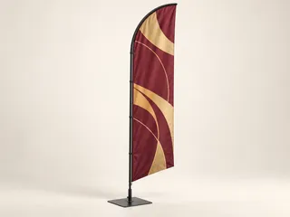 Curved Banner shown as an illustrative product example without supplier branding