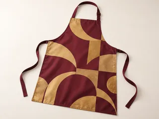 Apron shown as an illustrative product example without supplier branding