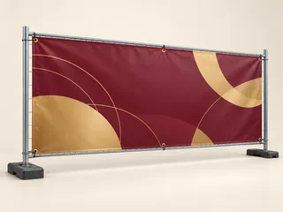 Fence Banner shown as an illustrative product example without supplier branding