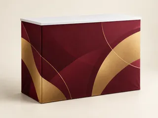 Fabric Promo Counter shown as an illustrative product example without supplier branding