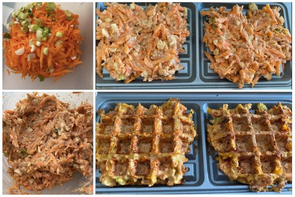 Veggie Waffles | Savoury Waffles for Kids
