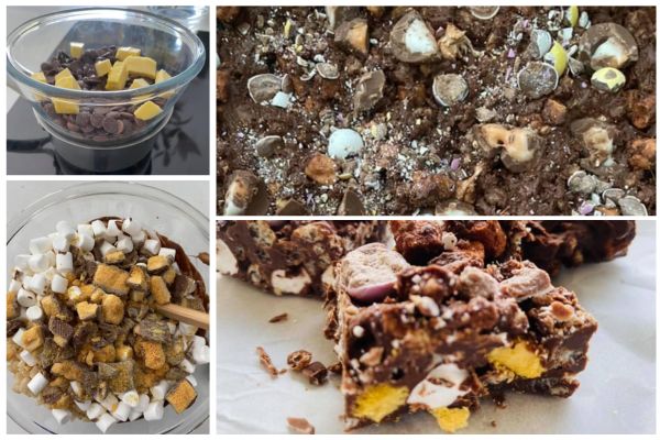 Crispy Easter Rocky Road