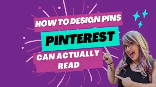How to Design Pins Pinterest Can Actually Read